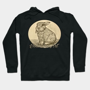 Grumpy Bunny - Limited Release : YollieBeeArt Hoodie